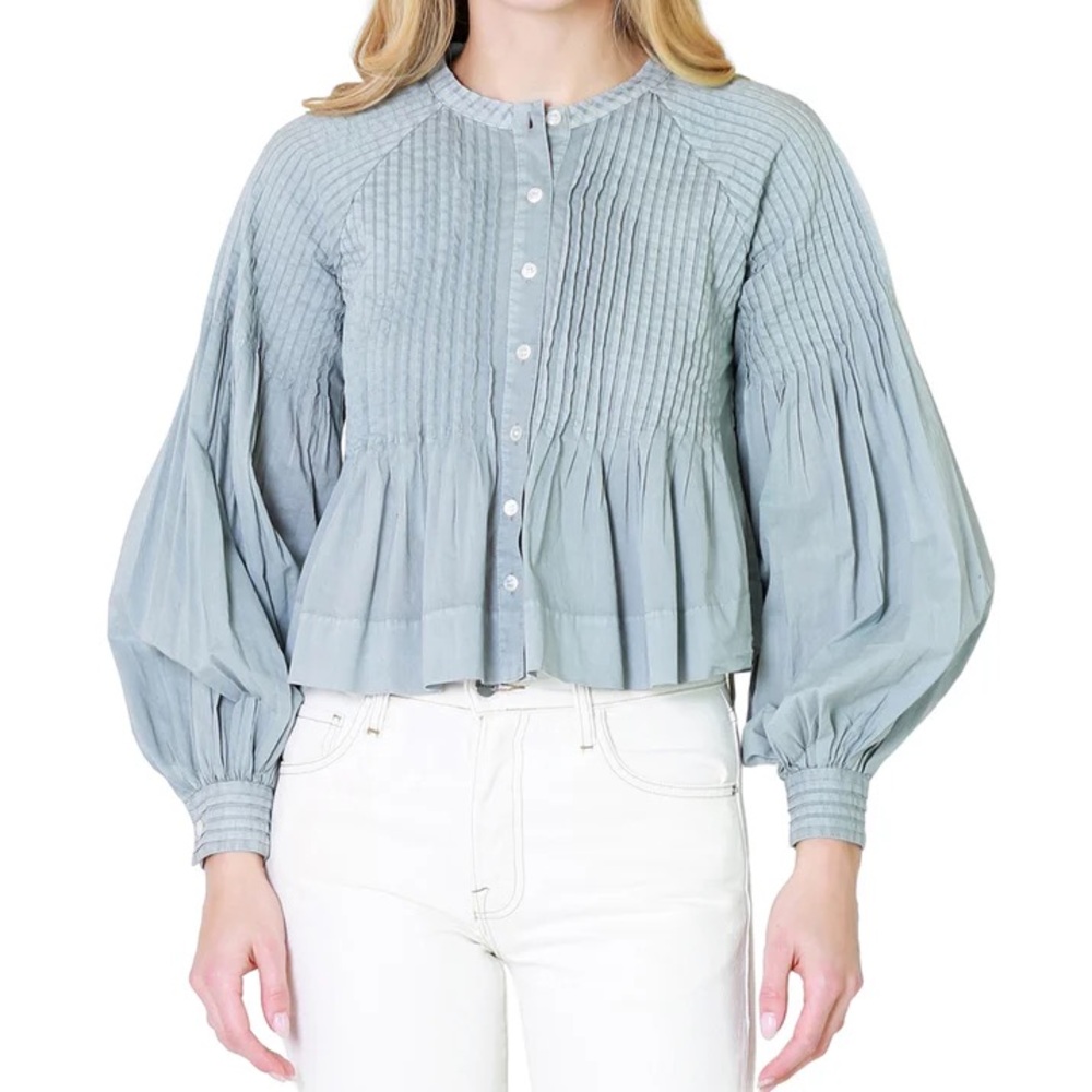 Sea New York Stan Button-Up Blouse